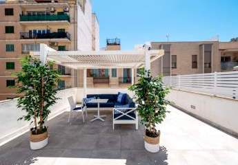 Neuwertiges Penthouse in Palma City mit privater Dachterasse und Spabereich - Innenpool und Sauna