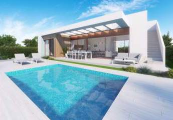 Exklusive Villen mit 3 Schlafzimmern, 2 Bädern, Dachterrasse und optionalem Privatpool in einer Golfanlage