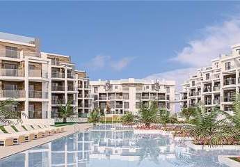 Appartements mit 2 Schlafzimmern, 2 Bädern und Meerblick in abgeschlossener Anlage mit Gemeinschaftspool direkt am Strand