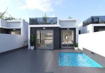 Ebenerdiges Haus mit Pool in Strandnähe an der Costa Calida