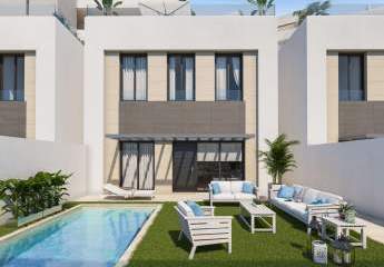 Moderne Apartments mit Gemeinschaftspool und Meerblick