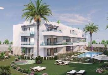 Penthouse mit Pool und schöner Aussicht in Meeresnähe