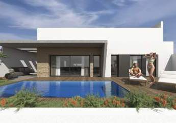 Ebenerdige Sunset Villa mit Seeblick