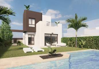 Exklusive Villen mit 3 Schlafzimmern, 3 Bädern, Dachterrasse, Kfz-Stellplatz und Privatpool in der sehr schönen Golfanlage Lo Romero Golf
