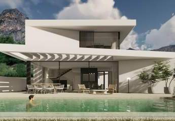 Fantastische und großzügige Villen mit 4 Schlafzimmern, 4 Bädern, Gäste-WC, Garage, Privatpool und Meerblick