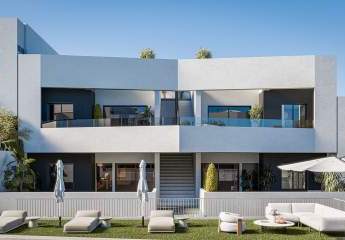 Komfortable Obergeschoss-Wohnungen mit 3 Schlafzimmern, 2 Badezimmern, privater Dachterrasse und Gemeinschaftspool