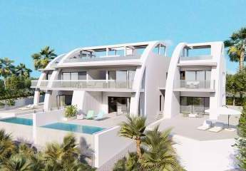 Fantastische Erdgeschoss-Wohnungen mit Meerblick und Privatpool in wunderschöner Anlage mit beheiztem Innenpool und Sauna