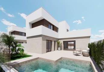 Villen mit 3 Schlafzimmern, 2 Bädern, Gäste-WC, Tiefgaragenstellplatz und Gemeinschaftspool neben Serena Golf