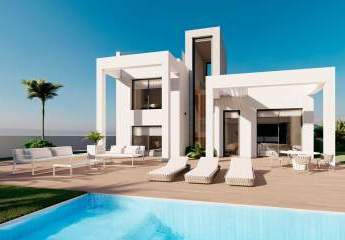 Exklusive Villen mit 3 Schlafzimmern, Meerblick, Dachterrassen, Privatpool und optionalem Keller