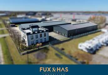 Vollvermietetes Gewerbeareal in Wietmarschen-Lohne – Moderne Hallen & Bürokomplex mit Ausbaureserve!