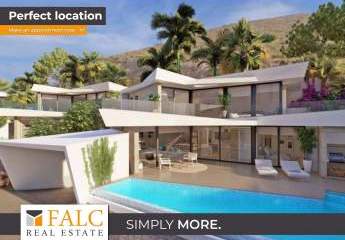 Moderne Villa mit Meerblick in Moraira, Nähe El Portet Strand - ein Juwel!