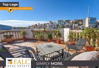Penthouse-Duplex mit atemberaubendem Meerblick und ein Tiefgaragenplatz  in Palma de Mallorca