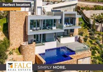 Einzigartige Villa mit Pool und Meerblick in Son Vida