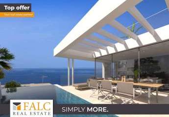 Top Designer-Neubau-Villa mit fantastischem Teil-Meerblick in El Toro