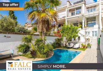 Charmantes Reihenhaus mit Pool und Blick auf den Hafen in Palma