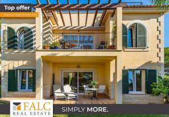 Sonniges Erdgeschoss-Apartment mit Gemeinschaftsgarten und -pool in Sa Rapita