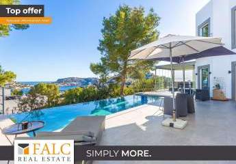 Exklusiv renovierte Villa mit spektakulärem Meer- und Hafenblick in Puerto Andratx