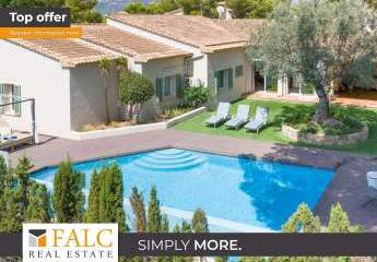 Ebenerdige Familienvilla mit gepflegtem Aussenbereich in Santa Ponsa