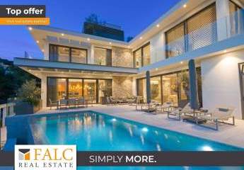 Einzigartige Neubau-Villa mit Natur- und Hafenblick in Puerto Andratx