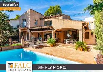 Gepflegte Villa mit Pool und Garage in Santa Ponsa