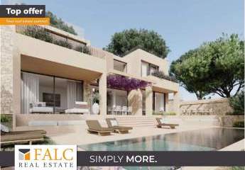 Elegante Neubau-Villa mit Meerblick in Bendinat