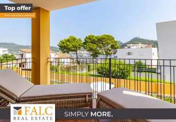 Modernes Luxus-Apartment mit Gemeinschaftspool in Hafennähe von Puerto Andratx