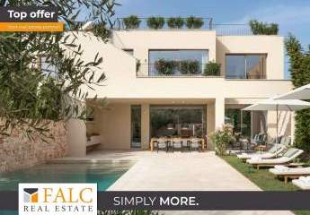 Exklusives Neubau-Chalet mit Pool in Hafennähe in Cala Figuera