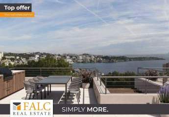 Anspruchsvolle Luxus-Neubau-Villa mit Infinity-Pool und Meerblick in Cas Catalá