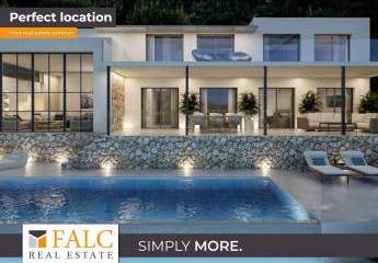 Luxuriöse Neubau-Villa mit Pool und tollem Ausblick in Puerto Pollensa