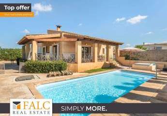 Sonniges Chalet mit Pool und Ferienvermietungslizenz in Sa Rápita