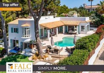 Mediterrane Meerblick-Villa mit Pool und Dachterrasse in Santa Ponsa