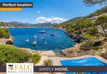Mediterrane Villa in erster Linie mit Meereszugang in Puerto Andratx