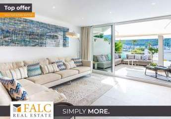 Top-renoviertes Duplex-Apartment mit schönem Hafenblick in Puerto Andratx