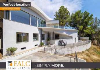 Moderne Villa mit Meerblick in idyllischer Lage von Cas Catalá