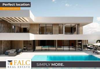 Neubau Luxus-Villa mit fantastischem Panoramablick in Sa Font Seca