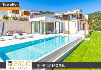 Exklusive Neubau-Villa mit zwei Pools und Blick ins Grüne in Génova, Palma