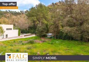 Zwei Baugrundstücke mit Bergblick in Strandnähe in Cala San Vicente