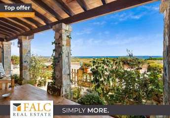 Sonniges Reihenhaus in 1. Meereslinie mit Meerblick in Sa Rápita