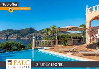 Luxuriöse Villa in 1. Meereslinie mit Vermietungslizenz in Camp de Mar