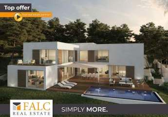 Neubauvilla mit Pool in 2. Meereslinie in Cala Provensals