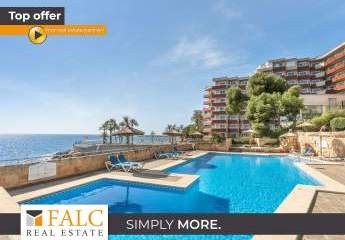 Schönes Apartment mit Teilmeerblick und direktem Meerzugang in Illetas