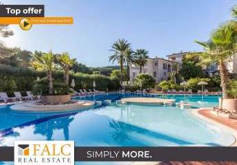 Helles Apartment mit Blick auf den Golfplatz in Bendinat