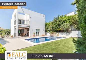 Sonnige Villa mit Aussicht und Pool in La Bonanova