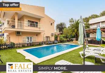 Sonnige Villa mit Ferienvermietungslizenz und Pool in Alcudia
