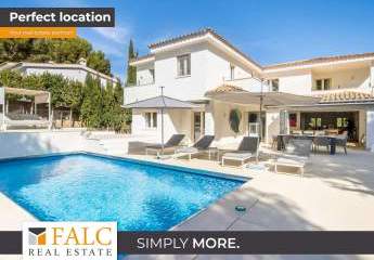 Mediterrane Villa mit Pool und Teilmeerblick in Santa Ponsa