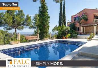 Sensationelle Finca mit Pool und Meerblick in Establiments