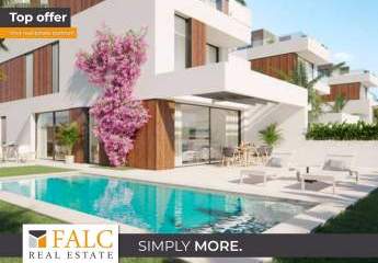 Wunderschöne Neubau-Doppelhaushälfte mit Pool in Portocolom