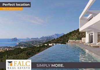 Zeitgenössische Luxusvilla mit Meerblick und großzügigen Außenbereichen bei Benissa!