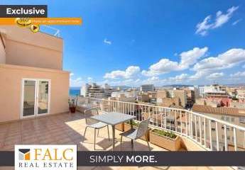 Modern renoviert: Apartment mit Terrasse und Aussicht