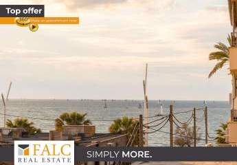 Strandnah wohnen: Wohnung mit Meerblick und zwei Balkonen